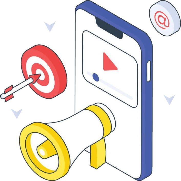 Marketing tools illustration